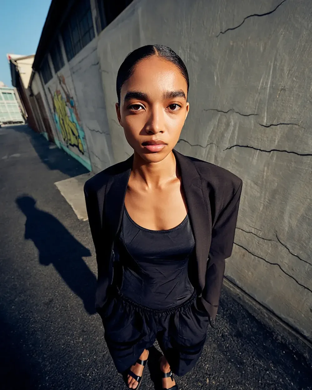 AI color change after result showing recolored clothes