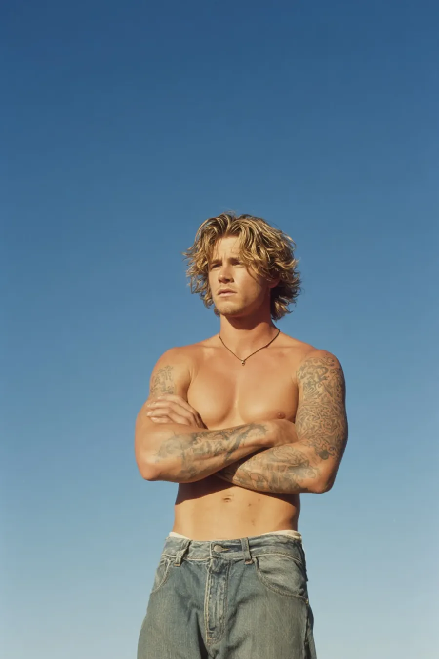 Original before AI clothes changer transformation