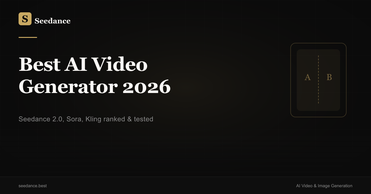 Best AI Video Generator 2026: Seedance 2.0, Sora, Kling Ranked & Tested