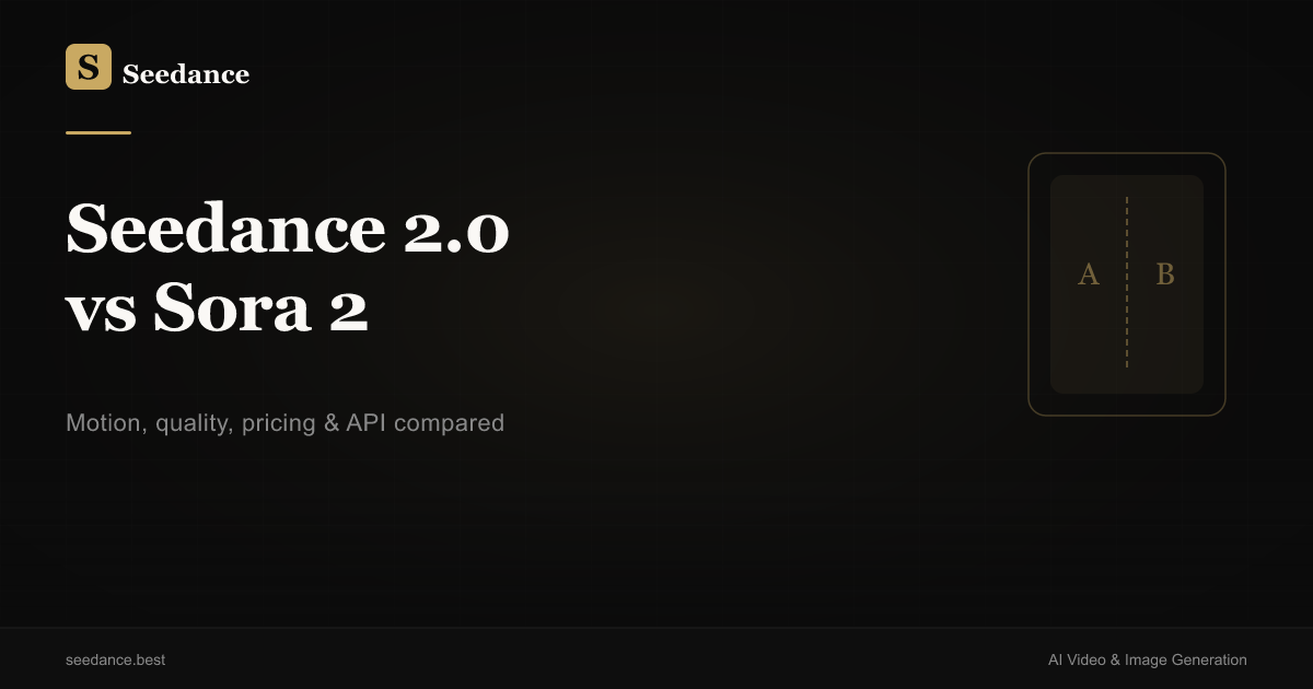 Seedance 2.0 vs Sora 2: Which AI Video Generator Is Better? (2026)