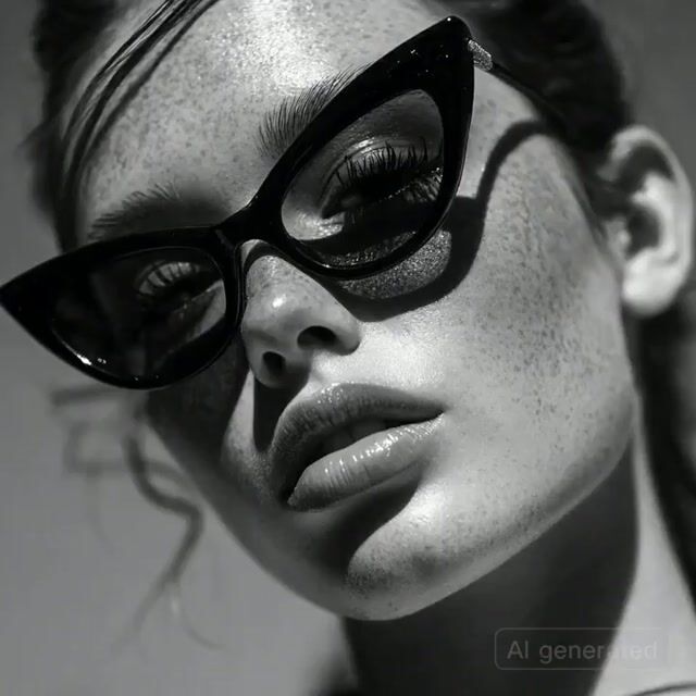 Fashion Montage Focusing on Glasses