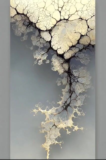 地衣/黏菌风格建筑提示