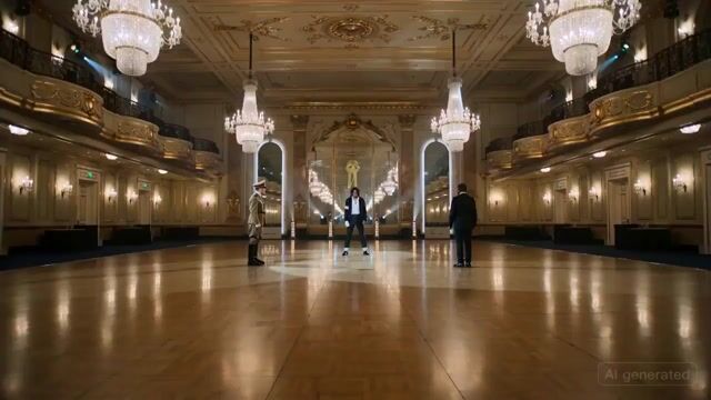 Hitler vs Michael Jackson epic battle scene