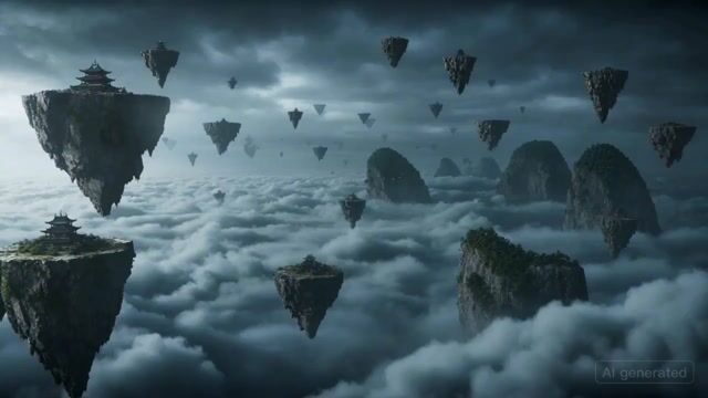 Surreal Battlefield Ronin Action Scene